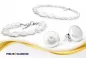 Preview: Perlenschmuck Set - Trend Barock - Perlenkette, Perlenarmband, Ohrstecker weiß barock Preview: Perlenschmuck Set - Trend Barock - Perlenkette, Perlenarmband, Ohrstecker weiß barock